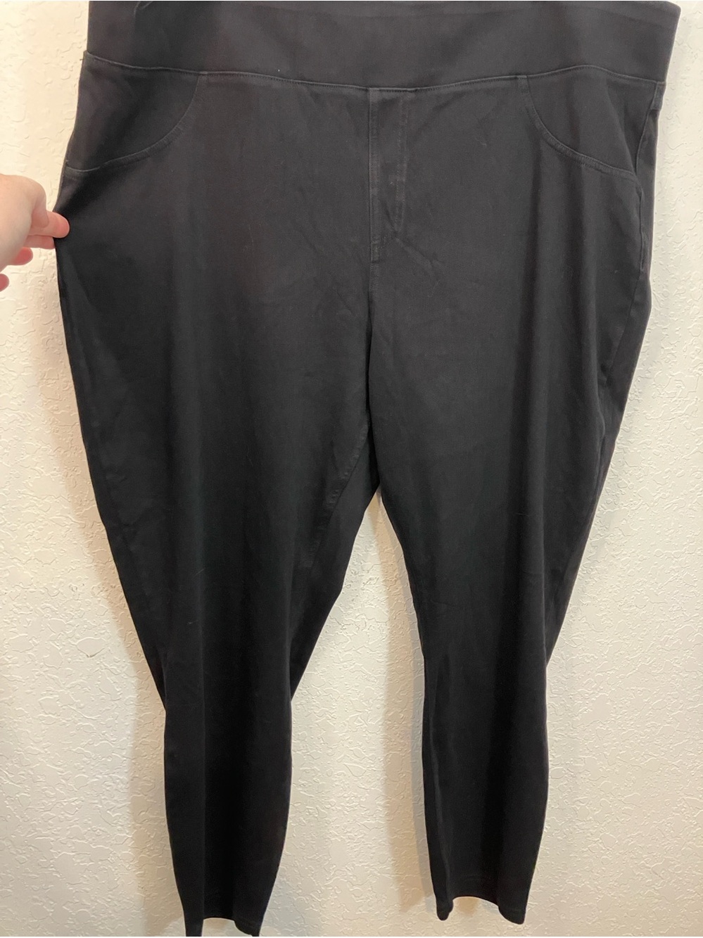 HALARA Flex denim Skinny Jeans pocket 3X-black